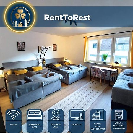 Rtr Essen - Fuer Bis Zu 8 Personen - Voll Ausgestattet - Zentral Limbecker Platz - Messe - Uniklinikum - Smart Tv - Modernアパートメント エクステリア 写真